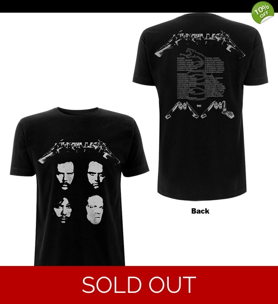 Metallica - 4 Faces T-Shirt